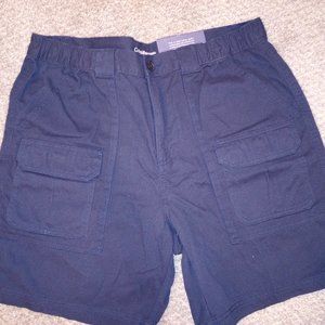 Men's cargo shorts. Navy blue. 38 NWT